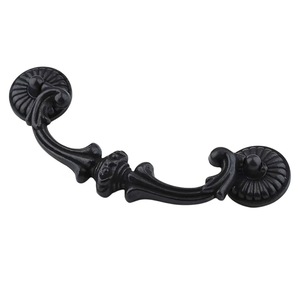 Poignée de tiroir double Hua Duo en alliage de zinc bronze antique pour portes d'armoires 1539 - Product Image 2