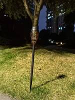 Lampe torche solaire créative à capteur IP65 avec angle de faisceau de 360° pour l'éclairage de jardin
