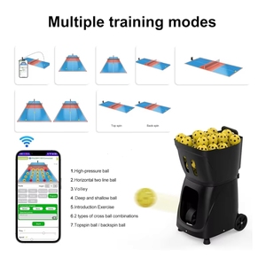 Máquina <span class=keywords><strong>de</strong></span> Pickleball Inteligente con Alimentación Automática, 10 Modos <span class=keywords><strong>de</strong></span> Entrenamiento, Capacidad para 85 Pelotas, Material ABS, Apta para Jugadores <span class=keywords><strong>de</strong></span> Todos los Niveles, Uso en Interiores/Exteriores - Product Image 4
