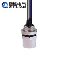 Conector de Cable de Alimentación Automotriz de 4 Pines, Impermeable IP67, USB/DIN/Terminal de Crimpado, Conector de Aviación M8, Enchufe PCB Macho/Hembra