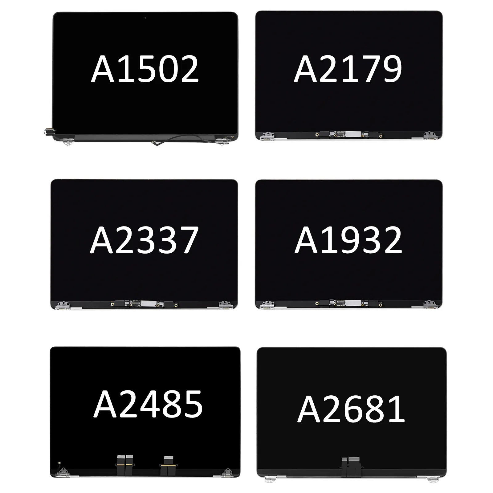 GBOLE Écran LCD de remplacement pour MacBook Air Pro A1706 A1707 A1708 A1989 A1990 A2141 A2159 A2338 A2485 A1466