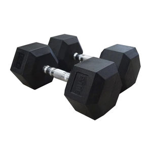 Ensemble <span class=keywords><strong>d</strong></span>'<span class=keywords><strong>haltères</strong></span> hexagonales en acier et caoutchouc de qualité professionnelle <span class=keywords><strong>d</strong></span>'<span class=keywords><strong>occasion</strong></span> avec logo personnalisé - Product Image 5