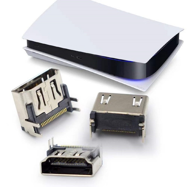 For Console Replacement HD Port Socket (Metal)-Repair Parts