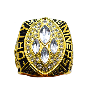 <span class=keywords><strong>San</strong></span> <span class=keywords><strong>Francisco</strong></span> 49ers Super Big Championship Ring, Eco-friendly Resin Craft Exquisito Fashion Ring, Show, Memorial, Party Big Ring - Product Image 3