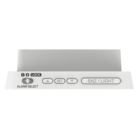 DCF MSF JJY Digitaler Wecker mit Temperatur Luft feuchtigkeit Digitaluhr mit LED-Hintergrund beleuchtung Snooze