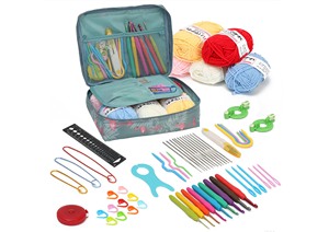 <span class=keywords><strong>Kit</strong></span> Set da Uncinetto SHJ per Principianti Adulti con Filato, Borsa per Accessori, Componenti e Forniture per Artigianato Fai-da-Te - Product Image 2