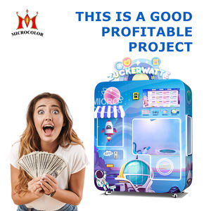 Machine à barbe à papa en bâtonnets de papier Kiosque <span class=keywords><strong>Robot</strong></span> vertical extérieur Distributeur automatique de barbe à papa en forme de fleur Entièrement automatique - Product Image 6