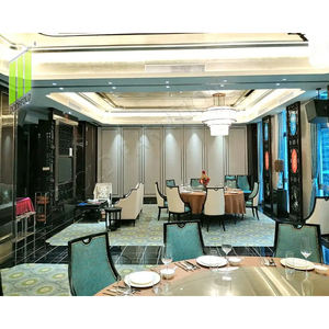 <span class=keywords><strong>Cloisons</strong></span> <span class=keywords><strong>amovibles</strong></span> mobiles <span class=keywords><strong>acoustiques</strong></span> personnalisées Cloison murale en bois pour salle de banquet Cloison pour bureau - Product Image 2