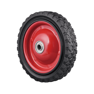 Truk tangan roda karet Solid 7 inci, roda kereta dorong tangan, roda pemisah Log - Product Image 1