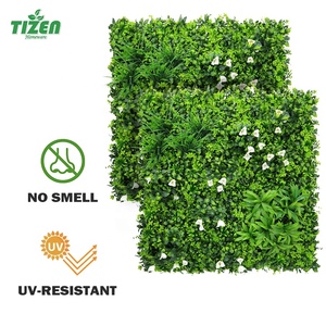 <span class=keywords><strong>Tizen</strong></span> แผ่นพุ่มไม้พลาสติกแบบ OEM/ODM,แผงถนนหนทางสำหรับแต่งสวนสีเขียวของตกแต่งบ้านผนังหญ้าเทียม - Product Image 4
