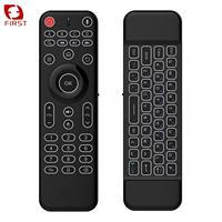 Mini clavier sans fil MX9 personnalisé avec télécommande vocale double face, adapté aux décodeurs TV, ordinateurs et microphones