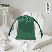 Pochette Cadeau en Satin à Cordon Coulissant Tendance, Petite, pour Cosmétiques et Maquillage, avec Logo Personnalisé Imprimé, Idéale pour Emballage de Perruques et Extensions de Cheveux, Sac Anti-Poussière en Soie Satinée