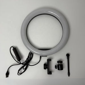 Anneau lumineux LED dimmable pour trépied, photographie, diffusion <span class=keywords><strong>en</strong></span> direct sur smartphone, diamètre 10 pouces, RVB, température <span class=keywords><strong>de</strong></span> couleur réglable - Product Image 2