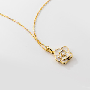 Collar Corto de Plata S925 con Perla Barroca Individual, Versión Coreana, Chapado en Rodio, Estilo Simple, Accesorio para el Cuello de Mujer, D9467 - Product Image 3