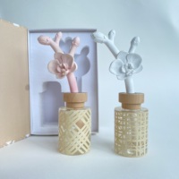 Ensembles de diffuseurs de fleurs en plâtre entièrement personnalisés, cadeaux, décoration intérieure, aromathérapie sans feu, ensembles de désodorisants d'air pour la maison