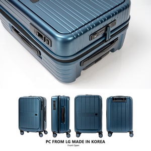 2024 nouveau voyage Durable <span class=keywords><strong>cabine</strong></span> embarquement valise ouverture avant grande capacité chariot valise bagages bagages multi-fonction sacs - Product Image 3