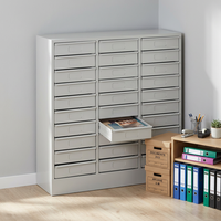 Meuble de classement en acier soudé à tiroirs multiples, organisateur à 30 tiroirs, pour plans de taille Légal, armoire de rangement métallique