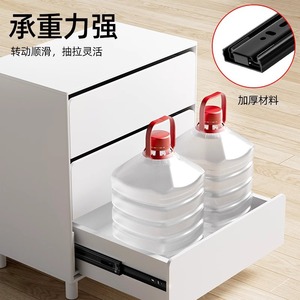 Universal Drawer Slides 36 In Thickened Heavy Duty Silent Buffer For Drawers Bedside <b>Tables</b> Cabinets Wardrobes <b>Office</b> Cabinets - Product Image 1
