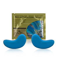 Masque pour les yeux en collagène cristal, étiquette privée, hydratant, pour les yeux, patchs en feuille, tampons, pour les cernes