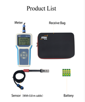 DDS-1702 Portable Portable conductivité de l'eau TDS salinité résistivité capteur sonde testeur mètre pour cosmétiques