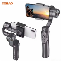 Stabilisateur de smartphone KDBAO F5 3 en 1 en plastique avec télécommande sans fil et batterie 2000-3000 mAh pour iPhone 14 et téléphones Android