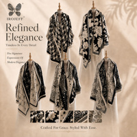 Écharpe en cachemire synthétique de luxe, châle jacquard floral, écharpe extra longue et épaisse pour l'hiver, douce, confortable et chaude pour femmes