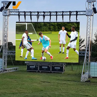 Pantalla LED de Alquiler para Exteriores P3.91, Sistema de Montaje en Viga de 5x3m, Solución Completa para Telón de Fondo de Conciertos y Escenarios