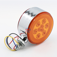 Meilleure vente 4 pouces double couleur ambre rouge camion lumière LED TOP clignotant Auto Position feu de position latéral état neuf