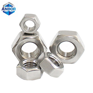 Écrou hexagonal DIN 934 M3-M12 en acier de qualité 8, zingué, pour la construction de machines ANBOR - Product Image 5