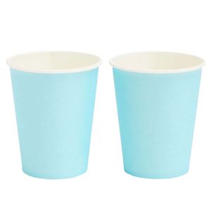 Juego de Vajilla para Fiestas Color Verde Azulado, Platos, Vasos y Servilletas de Papel (Para 24 Personas, 72 Piezas) - Product Image 4