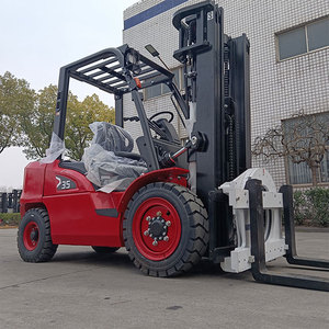 Фермерский порт, склад, китайский производитель, Montacargas, новый двигатель CPCD35, 3,5 тонный дизельный вилочный погрузчик с 3-ступенчатой мачтой - Product Image 4