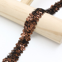Ruban de dentelle à paillettes de 20 mm, ruban de dentelle pour vêtements de danse, garniture tressée, tissu extensible, garniture de dentelle, accessoires de couture DIY