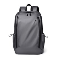 Sac à dos unisexe personnalisable avec logo et motif géométrique, en nylon et polyester, durable, imperméable, pour voyage, école, ordinateur portable, avec fermeture éclair