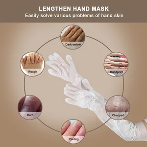 Private Label Long Whitening Moisturizing Collagen Hand Mask Glove Hand Repairing Mask OEM