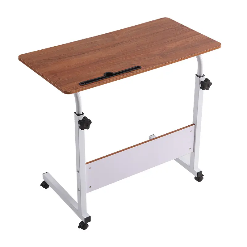 Height Adjustable Desk Top Computer Study Bed Side Modern Computer Desk Folding Table Computer Desk Laptop Table