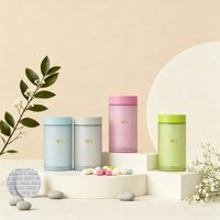 Nouveauté : Bouteille en plastique à double paroi de 120 cc pour médicaments solides, vitamines et compléments alimentaires, avec impression personnalisée couleur sur écran, respectueuse de l'environnement