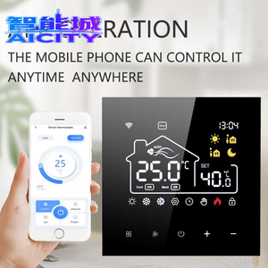 Termostato Inteligente WiFi Tuya para HVAC, Panel de Control Central 2 en 1 para Aire Acondicionado y Calefacción por Suelo Radiante, para Hogar Inteligente - Product Image 2