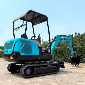 Mini-Raupenbagger mit Hydraulikgetriebe, Baumpflanzungs-Erdbohrer, Greifer, Forstausrüstung 2,5T CE-Zertifiziert OSHA-konform - Product Image 4