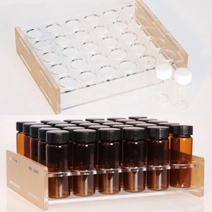 कस्टम पारदर्शी ऐक्रेलिक टेस्ट ट्यूब रैक प्रयोगशाला नमूना सेंट्रीफ्यूज ट्यूब रिएजेंट भंडारण रैक पॉट उपयोग - Product Image 3