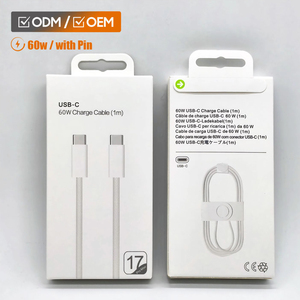 Nuevo <span class=keywords><strong>Cable</strong></span> de Carga Rápida de 40W 60W <span class=keywords><strong>Tipo</strong></span> <span class=keywords><strong>C</strong></span> <span class=keywords><strong>a</strong></span> <span class=keywords><strong>USB</strong></span> <span class=keywords><strong>C</strong></span> para 17 16 15, <span class=keywords><strong>Cable</strong></span> PD con Accesorios para Teléfono Móvil, Venta al Por Mayor - Product Image 1