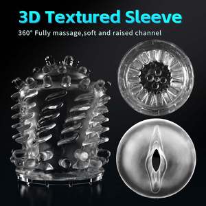 Op En Neer 3d Getextureerde Pocket Pussy Mannen <span class=keywords><strong>Stroker</strong></span> Seksmachines Roterende Stuwzuiger Automatische Mannelijke Masturbatie Cup Seksspeeltjes - Product Image 6
