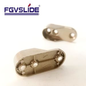 Accesorios para muebles, 16mm, 2/3 agujeros, colgador de ropa, soporte de tubo, soporte de tubo colgante para armario - Product Image 4