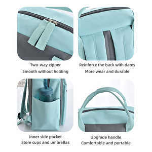 Function Vintage <b>Backpack</b> <b>Backpack</b> School Bags Soft Fabric <b>Simple</b> Fashion Women Polyester Unisex Plain - Product Image 5