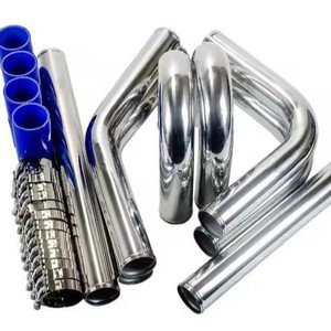 PQYRACING ชุดท่ออินเตอร์คูลเลอร์ 76 มม. อลูมิเนียมอัลลอยด์สำหรับอัพเกรดเทอร์โบชาร์จเจอร์ - Product Image 3