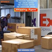 Tarifs d'expédition logistique les moins chers, agent d'expédition aérienne, service logistique porte-à-porte, expédition LCL de Chine vers le Royaume-Uni/la France