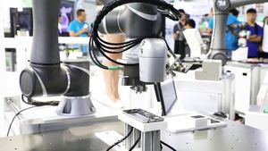 Bộ kẹp chân không SMC cho cánh tay robot hợp tác TM5-900 TM cobot để xử lý lắp ráp - Product Image 5