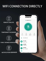 Volibel Maison Intelligente Biométrique Empreinte Digitale Mot de Passe Tuya Wifi Numérique Électronique Serrure De Porte Intelligente Avec Caméra cerradura inteligente