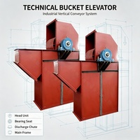 Elevator Vertikal Industri untuk Pengangkatan Material Bubuk Kimia dalam Jumlah Besar, Sistem Konveyor Menggunakan Unit Udara Bersih