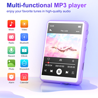 Vente en gros Lecteur MP3/MP4 pour Bluetooth Logo personnalisé Sports Enfants Lecteur de musique OEM/ODM Radio FM Enregistrement vocal FLAC Audio Usine
