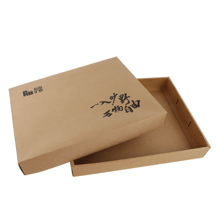 New Design Custom Printed Logo Food Packing Pizza Box Kraft Paper Box